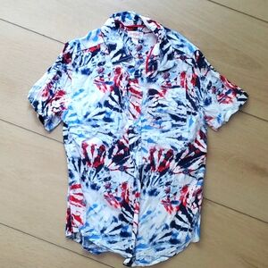 Patriotic Button Down Sz M